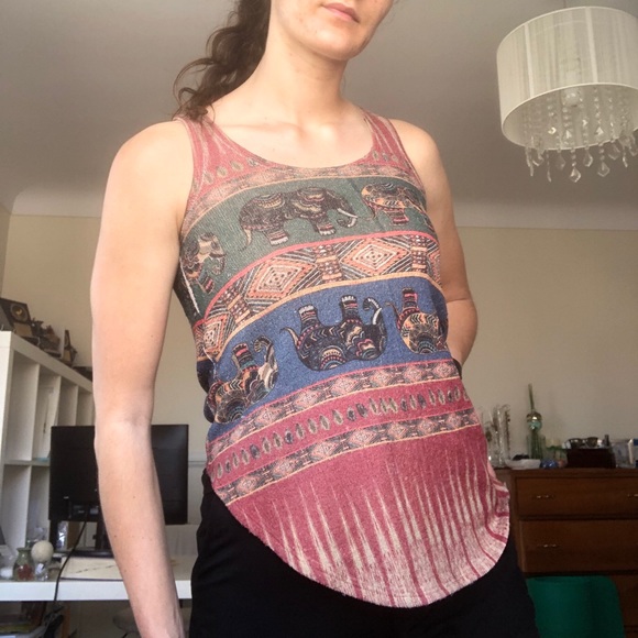 🔥BOGO FREE- Elephant knit sweater tank top - Picture 2 of 11